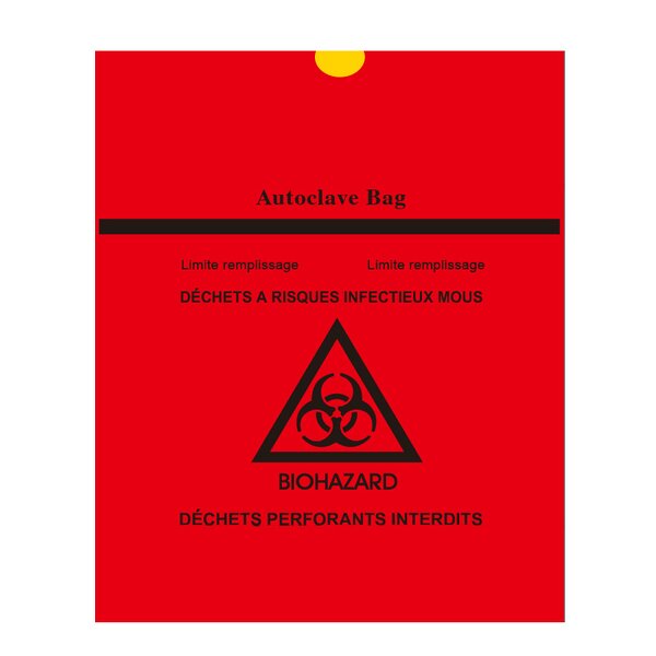 Biohazard Waste Bag Factory - 55 Gallon PE Drawstring Clinical Bag