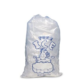 Ice Bag Manufacturer - Custom Gravure Printed LDPE Drawstring Bag