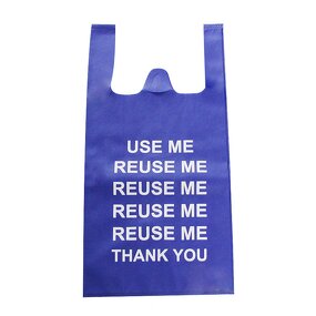Nonwoven T-Shirt Bag Manufacturer - Medium Size Eco-Friendly Carry Bag