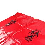 Biohazard Waste Bag Factory - 55 Gallon PE Drawstring Clinical Bag