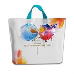 Shopping Bag Manufacturer - Reusable PE Bottom Gusset Printed Bag