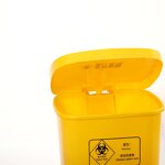 Trash Can Manufacturer - Hard Plastic 13 Gallon Pedal Lid Bin