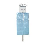 Counter Bag Manufacturer - Blue Sponge Two Compartments with Hanger