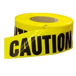 Warning Tape Factory - Pe Yellow Custom Caution Barrier Tape