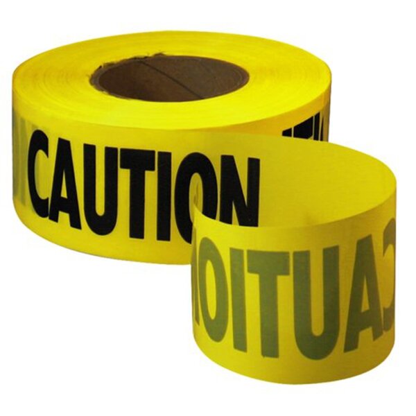 Warning Tape Factory - Pe Yellow Custom Caution Barrier Tape