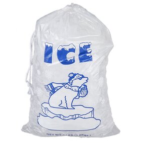 Food Grade Ice Bag Manufacturer - Custom Printed PP Drawstring Bag