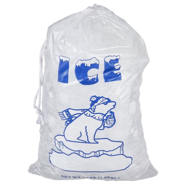 Food Grade Ice Bag Manufacturer - Custom Printed PP Drawstring Bag