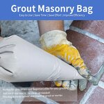 Grout Piping Bag Manufacturer - 100pcs Cement Pointing Plumbing Tool Bag