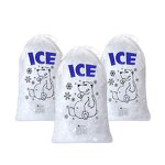 Ice Bag Manufacturer - Custom Logo Printed 8lbs 10lbs 20lbs Drawstring Bag