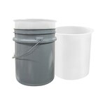Paint Pail Liner Manufacturer - Round Bottom 20L Iron Paint Bucket Liner