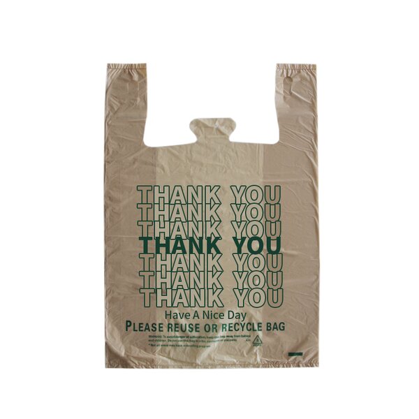 Vest Bag Manufacturer - Compostable Biodegradable Colored HDPE Bag
