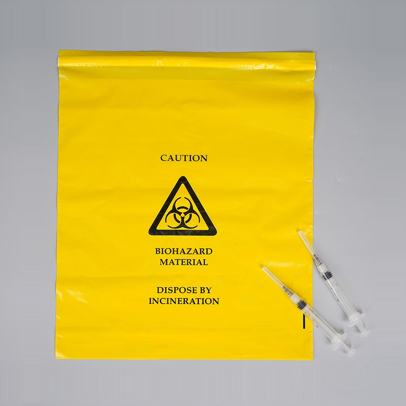 Biohazard Bag Manufacturer - OEM Disposable 3/4 Layer Specimen Bag