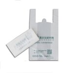 Biodegradable Vest Bag Manufacturer - Customized 100% Compostable Bag