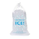 Plastic Ice Cube Bag Manufacturer - Customizable Disposable Blue Poly Bag