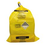 Asbestos Bag Manufacturer - Heavy Duty Yellow LDPE Hazardous Bag