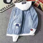 Denim Jacket Factory - New Hip Hop Hooded Jean Jackets Autumn Winter