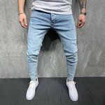 Jeans Factory - High Quality Designer Vintage Breathable Ripped Slim
