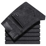 Jeans Factory - 2004 Top Quality Loose Elastic Casual Youth Grey