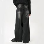 Jeans Factory - Wholesale New Denim Side Pocket Zipper Washed Loose