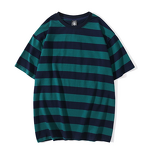 T-Shirt Factory - New Summer 100% Cotton Sporty Stripe Printed