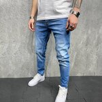 Jeans Factory - High Quality Designer Vintage Breathable Ripped Slim