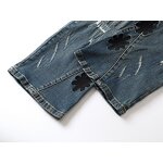 Jeans Factory - Designer Y2K Brand Ripped Denim Embroidered Flowers