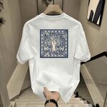 T-Shirt Factory - 2024 Men's Summer Printed Cotton Loose Shoulder