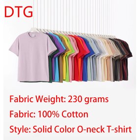 T-Shirt Factory - Custom Logo 230Gsm Cotton Unisex Heavy Tee