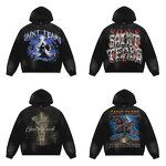 Hoodie Factory - Saint Michael Acid Wash 400 Gsm Heavy Cotton
