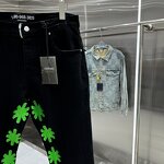 Jeans Factory - Wholesale High Quality Black Y2K LOSTSHDWS Trousers