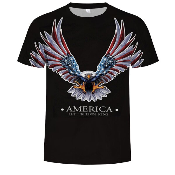 T-Shirt Factory - Men's Casual Print Hip Hop Style Custom Logo