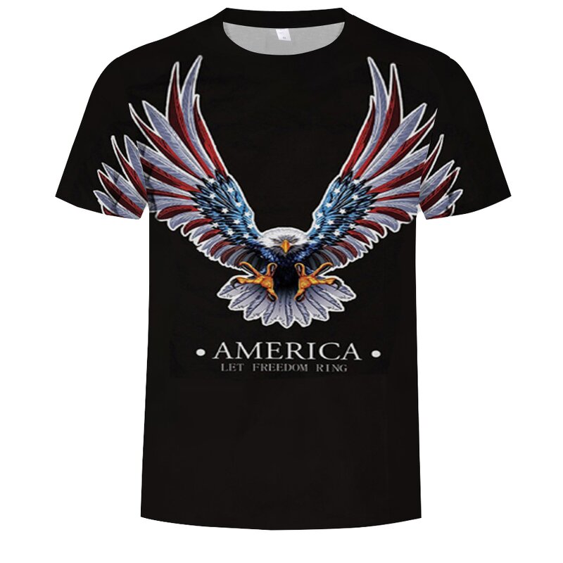 T-Shirt Factory - Men's Casual Print Hip Hop Style Custom Logo