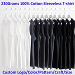 T-Shirt Factory - Factory Direct Sale 230Gsm Sleeveless Custom