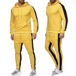 Sweatsuit Factory - High Quality Strip Contrast Color Sports Suit