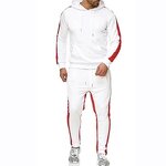 Sweatsuit Factory - High Quality Strip Contrast Color Sports Suit
