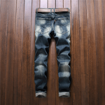 Jeans Factory - New High Quality Maker Dark Blue Ripped Slim Fit