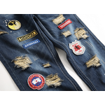 Jeans Factory - New High Quality Maker Dark Blue Ripped Slim Fit