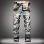 Jeans Factory - High Quality Italy Dragon Tiger Embroidery Plus Size