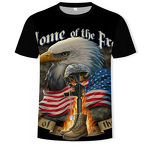 T-Shirt Factory - Men's Casual Print Hip Hop Style Custom Logo