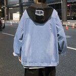 Denim Jacket Factory - New Hip Hop Hooded Jean Jackets Autumn Winter