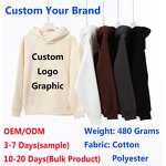 Hoodie Factory - Custom Vintage Zip up 480 Grams Cotton DTG