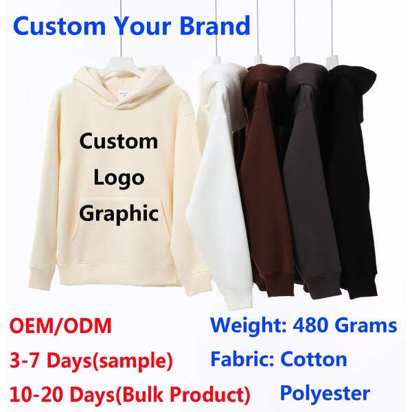 Hoodie Factory - Custom Vintage Zip up 480 Grams Cotton DTG