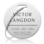 Luggage Tag Factory - Factory Customized Sublimation Metal Blank