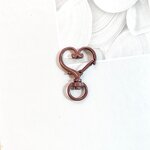 Keychain Factory - Explosive Color Spray Paint Zinc Alloy Peach Heart