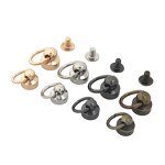 Studs Factory - Metal Ball Post with O Ring Screw Back Rivets