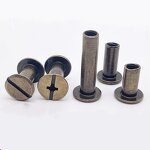 Chicago Screws Factory - Antique Bronze Binding Posts Metal Studs