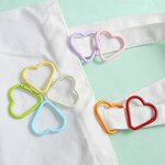 Pendant Factory - Alloy Open Ring with Big Love Spring for Buckle