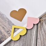 Bookmark Factory - Custom Logo Eco-Friendly Embossed Heart Shape