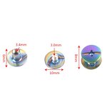 Chicago Screws Factory - Rainbow Iridescent Binding Post Rivets