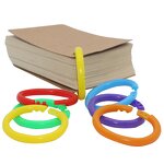 Binder Rings Factory - Wholesale Double-Clip Plastic Loose Leaf